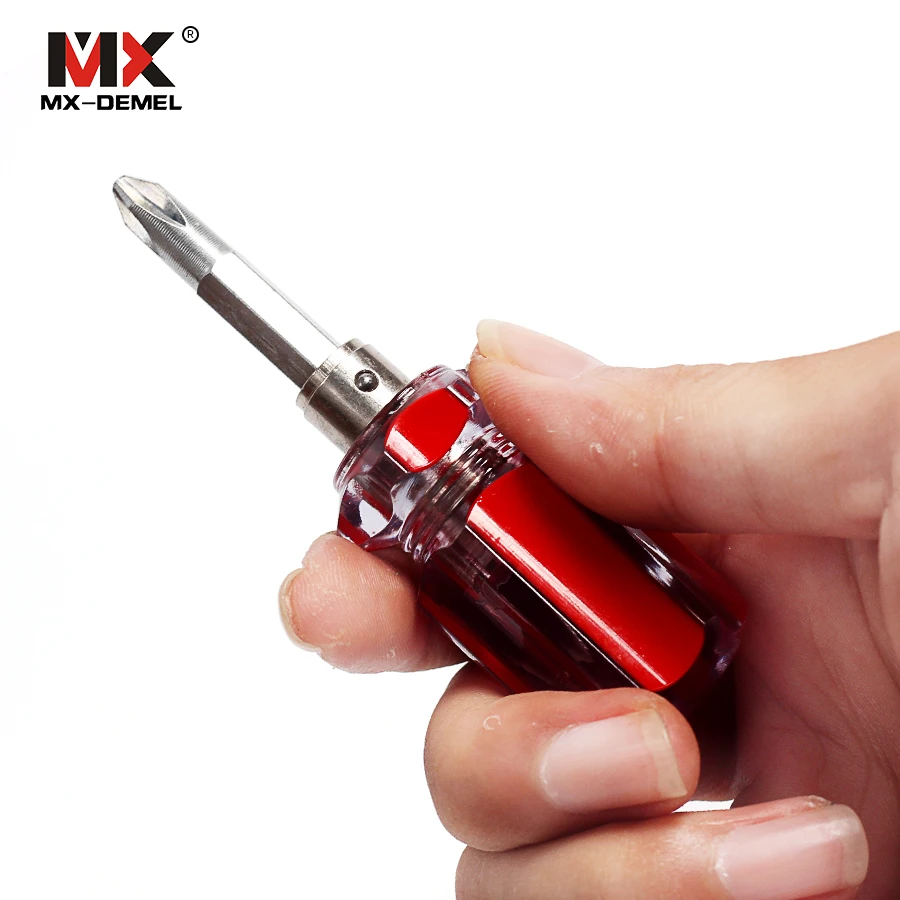 MX-DEMEL Мультитул Phillips плоский наконечник Torx отвертка для DIY Инструменты для ремонта двунаправленная отвертка со сменной головкой