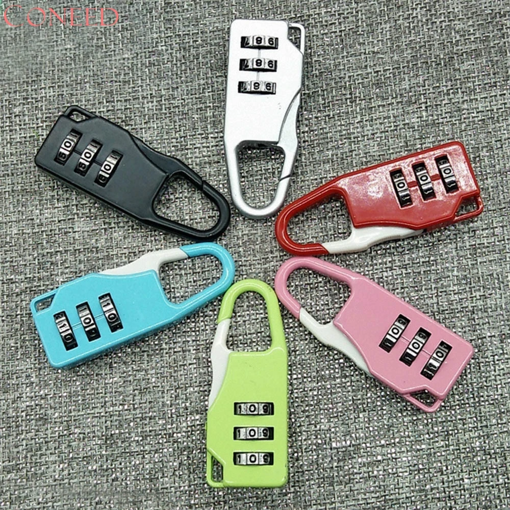 4 X Combination Number Padlock Luggage Case Bag Security Travel