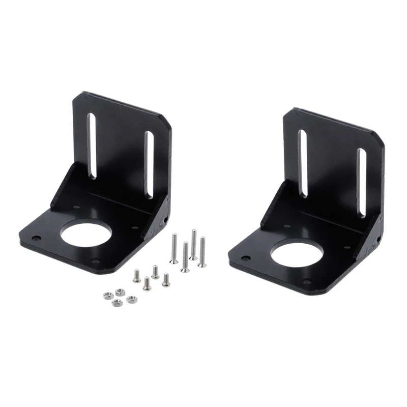 

2018 High quality Mounting Bracket Holder For Nema 17 Stepper Motor 3D Printer Black 42mm Alloy Steel