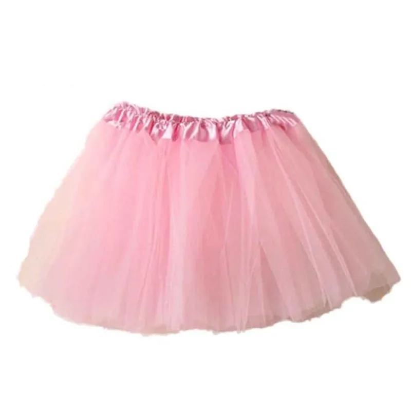 Новинка 1 шт. 12 Цвет женские принцесс Тюлевая юбка средней длины плиссированная юбка-пачка для танцев; юбки из джинсовой ткани вечерние юбка FJA23