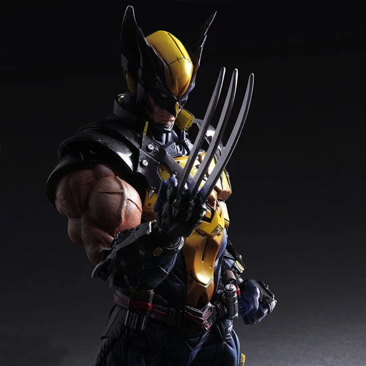 Фигурка Росомахи LOGAN X men X-men Play Arts Kai Wolverine James LOGAN Howlett играть арт Кай ПВХ фигурка 26 см кукла игрушка