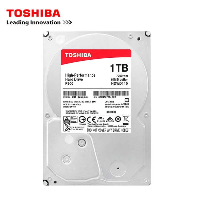 Toshiba marca 2TB ordenador de sobremesa 35