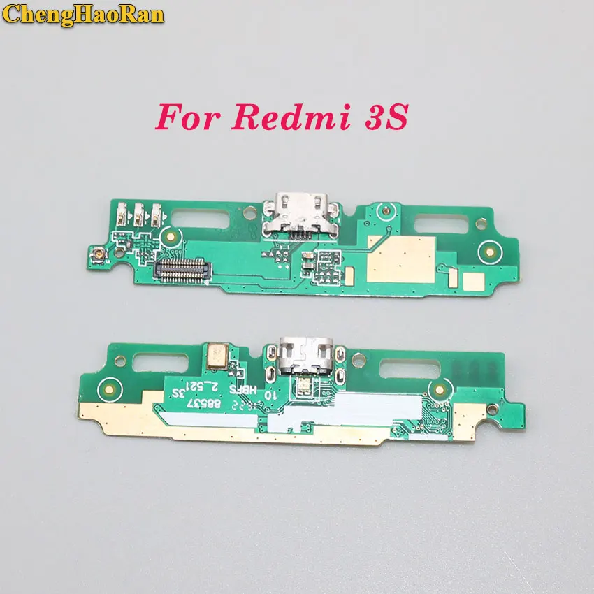 ChengHaoRan usb зарядный порт док-станция разъем для платы микрофон для Xiaomi redmi 1 2 3 3s 4 pro 4A 4X5 5A 6 6A - Цвет: For Redmi 3s