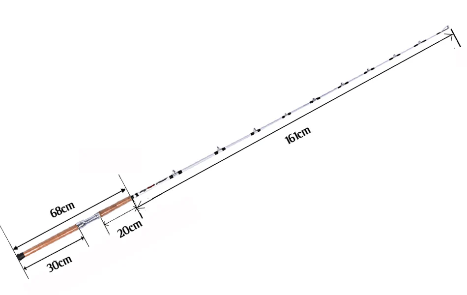 Vara de Pesca Unidades Pacote m Catfish 10-50lb Linha 1-10oz mh Potência Única Seção Carbono & Nano Mistura Fibra Grande Jogo Pesca Pólo 2 - 2.28 4 2 unidades pacote 2.28 m catfish vara