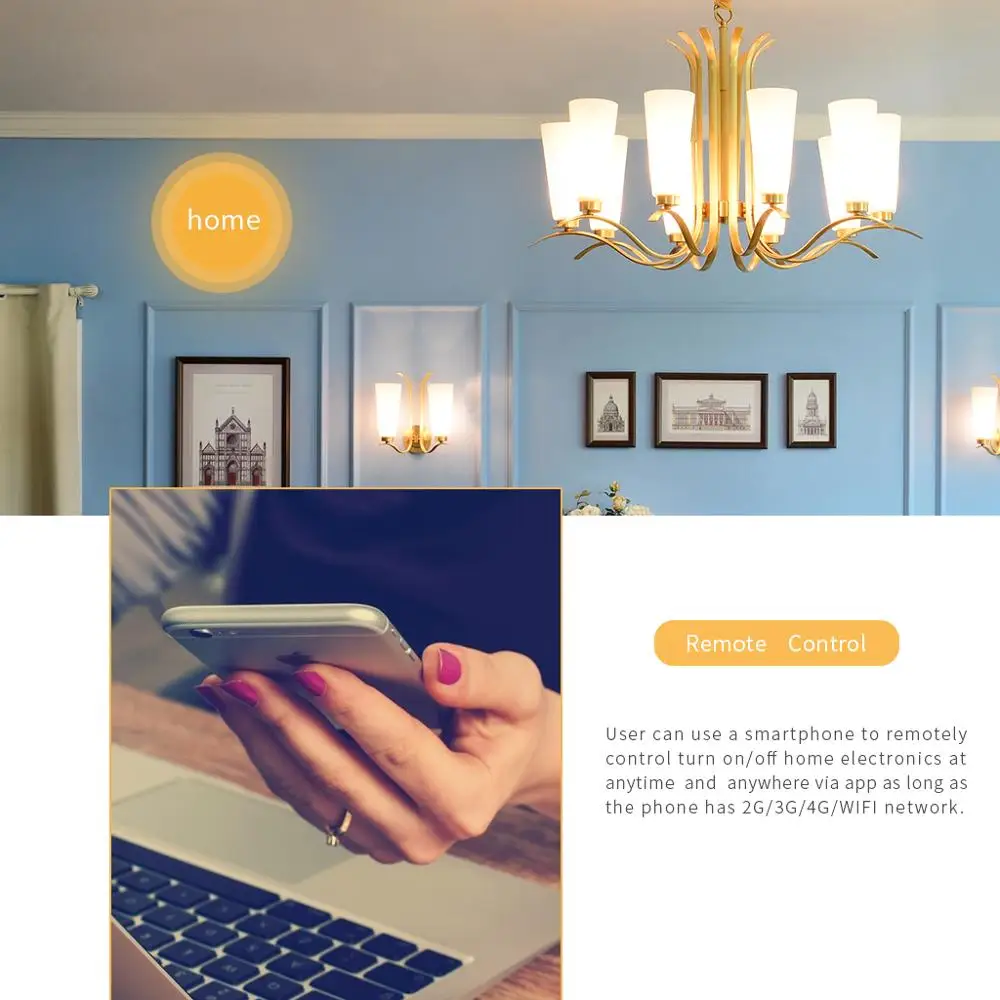Timethinker DIY светильник Диммер умный выключатель WiFi переключатель лампы для Alexa Google
