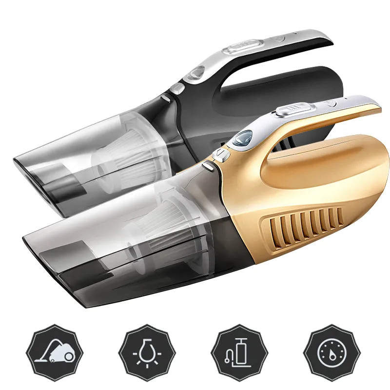 

2018 Auto Accessories Car Cleaner Vacuum 12V Tire Inflated Led 100w Multifunction Clean Wet Dry Dust Automobile Tool In Car