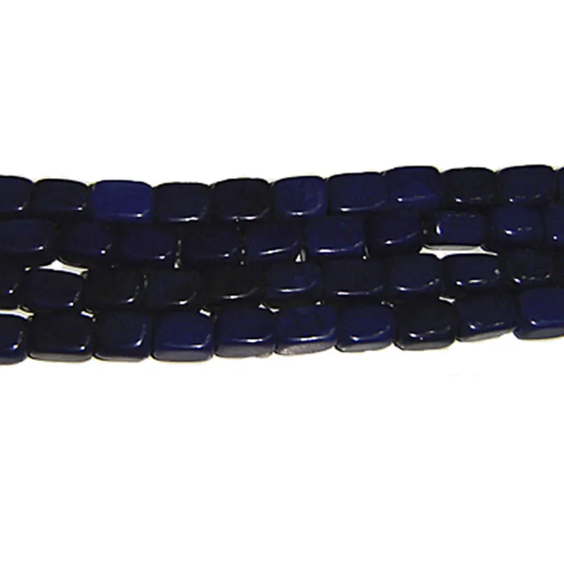 

8x12mm nugget shape composed lapis stone loose beads,33 pieces wholesale price with 1.2mm hole for jewelry project