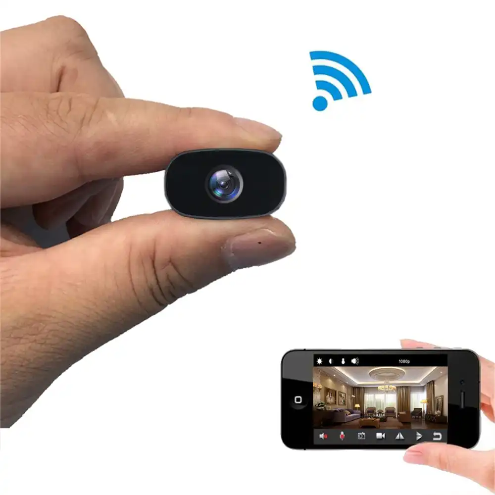 PNZEO W2 Mini Camera 1080P HD Wireless 