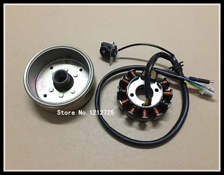 Beste Magneto Stator 11 Polen Coil GY6 Motorfiets Scooter Bromfiets 125cc 150cc Magneto rotor Stator coil DC