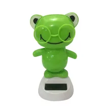 На солнечных батареях танцующее животное качающееся анимированное поплавок Танцующая игрушка автомобиль Декор автомобиль-Стайлинг украшения N1