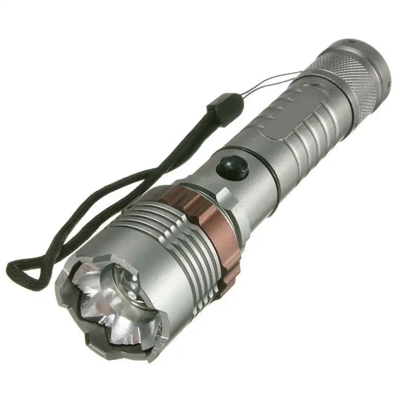 20000LM Tactical T6 LED 7 Modes Zoomable Flashlight Torch 18650 Charger powerful led flashlight rechargeable #4S6 (1)
