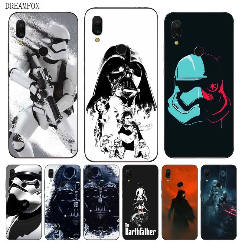 

N410 Star War Soft TPU Silicone Case Cover For Xiaomi Redmi Note 3 4 4X 5 5A 6 7 Pro Global Case
