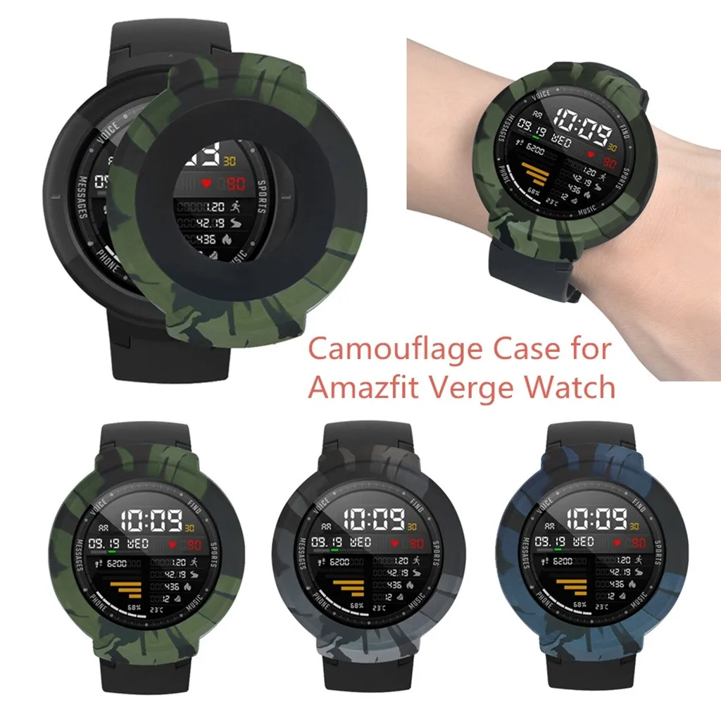 Твердый чехол CARPRIE для умных часов Xiaomi Huami Amazfit Verge Watch 3 защитный из поликарбоната