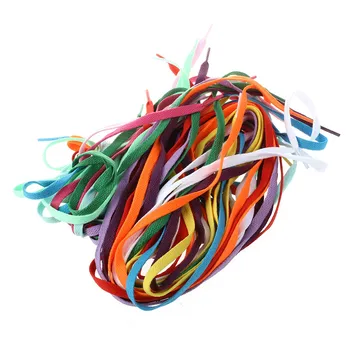 

12 Pair of Broad laces For Shoes Boots - 8mm - 12 Colors