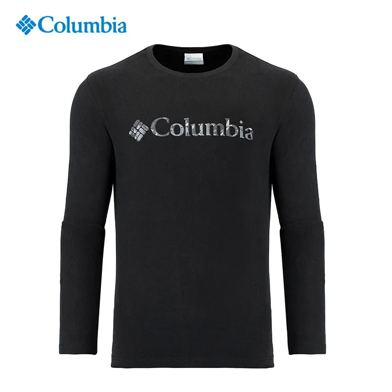 

2018 autumn and winter new Columbia outdoor men's quick drying round neck long sleeved T-shirt PM3541 Full Soft comfortable