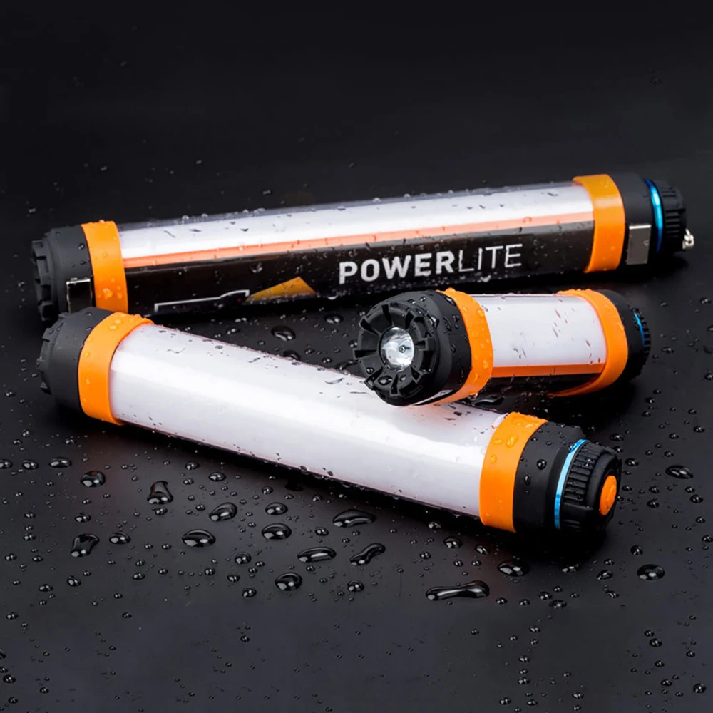 

Rechargeable IP68 Full Waterproof LED Flashlight Camping Lamp 3 Model Light with High-capacity Lithium Battery 480lm for Outdoor