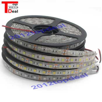 

LED Strip 5050 DC12V Flexible LED Light 60LED/m 5m/Lot White / Warm White / Cold White / RGB 5050 LED Strip