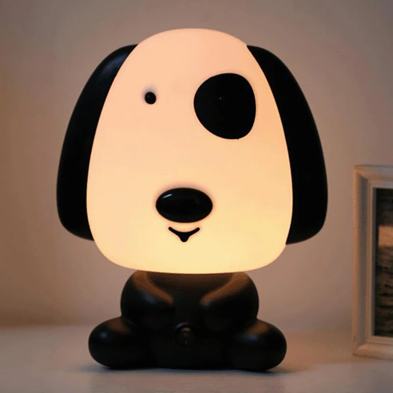 EU/US вилка панда/собака/медведь мультфильм ночной Светильник Детские Спальня прикроватные Декор Светильник на день рождения, подарок на Рождество, Прямая поставка - Испускаемый цвет: Style3