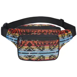 SANSARYA оранжевый и синий Тайский тканый Facbric Fanny Bag Boho поясная сумка для женщин Fanny Pack индийский Vinatge Azrtec девушки Бум Сумка поясная сумка