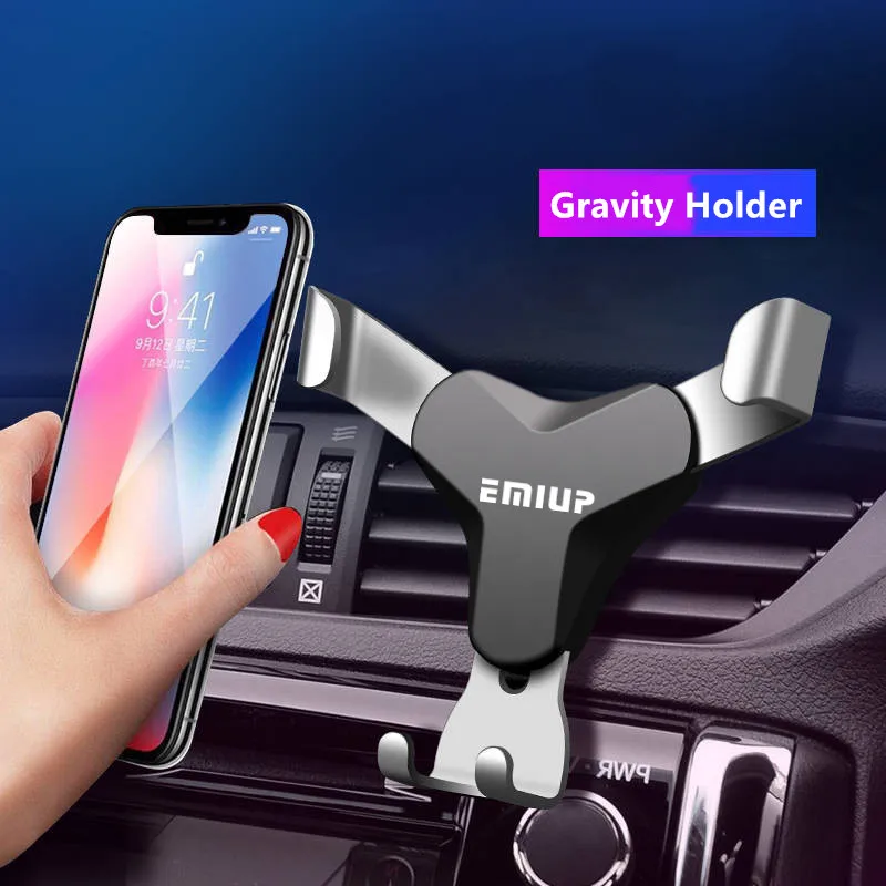 Universal Car Air Vent Phone Holder Mount Magnetic Cell Phone Stand Black