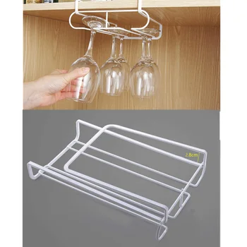 

Wine Glasses Holder Wine Rack Kitchen Bar Wall Hanging Champagne Storage