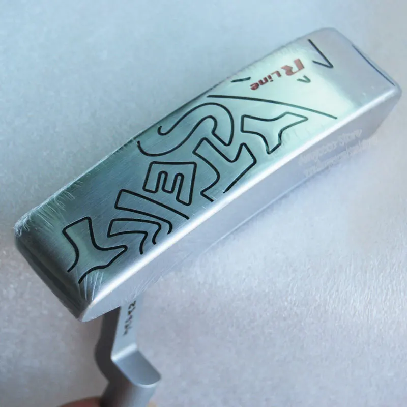 New mens Golf Putter Head R line Mystery Golf head silver color Putter Clubs head No Golf shaft Free shipping New mens Golf Putter Head R line Mystery Golf head silver color Putter Clubs head No Golf shaft Free shipping