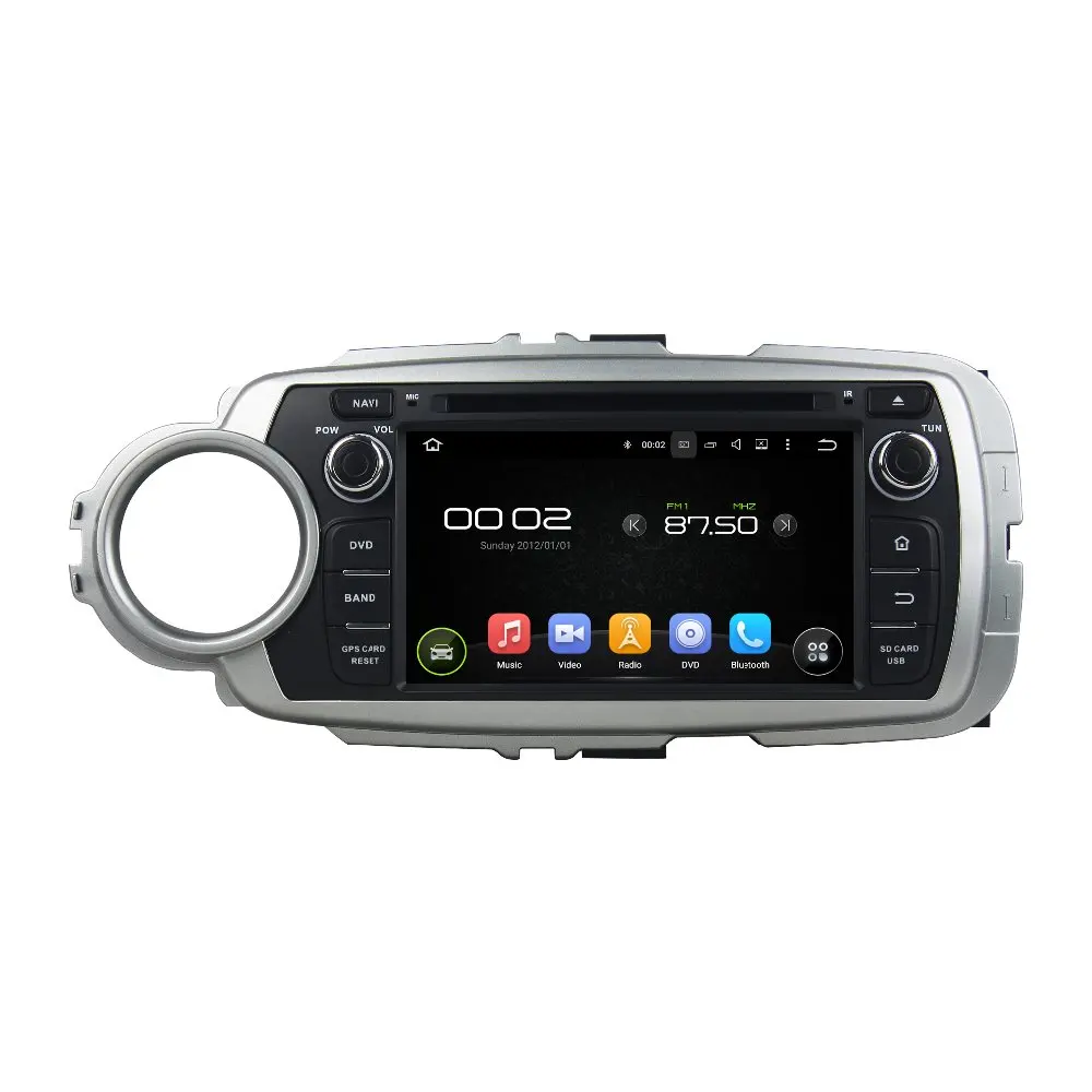 

otojeta car dvd player for toyota yaris 2013 2012 R OCTA CORE ANDROID 6.0 2Gb ram auto gps stereo BT/radio/dvr/obd2/tpms/camera