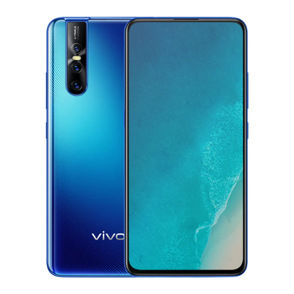 Глобальная версия,, vivo V15 Pro, мобильный телефон, 48MP, 6 ГБ, 128G, Восьмиядерный процессор Snapdragon 675, экран 6,39 дюйма, отпечаток пальца, мобильные телефоны - Цвет: 6G 128G Topaz Blue