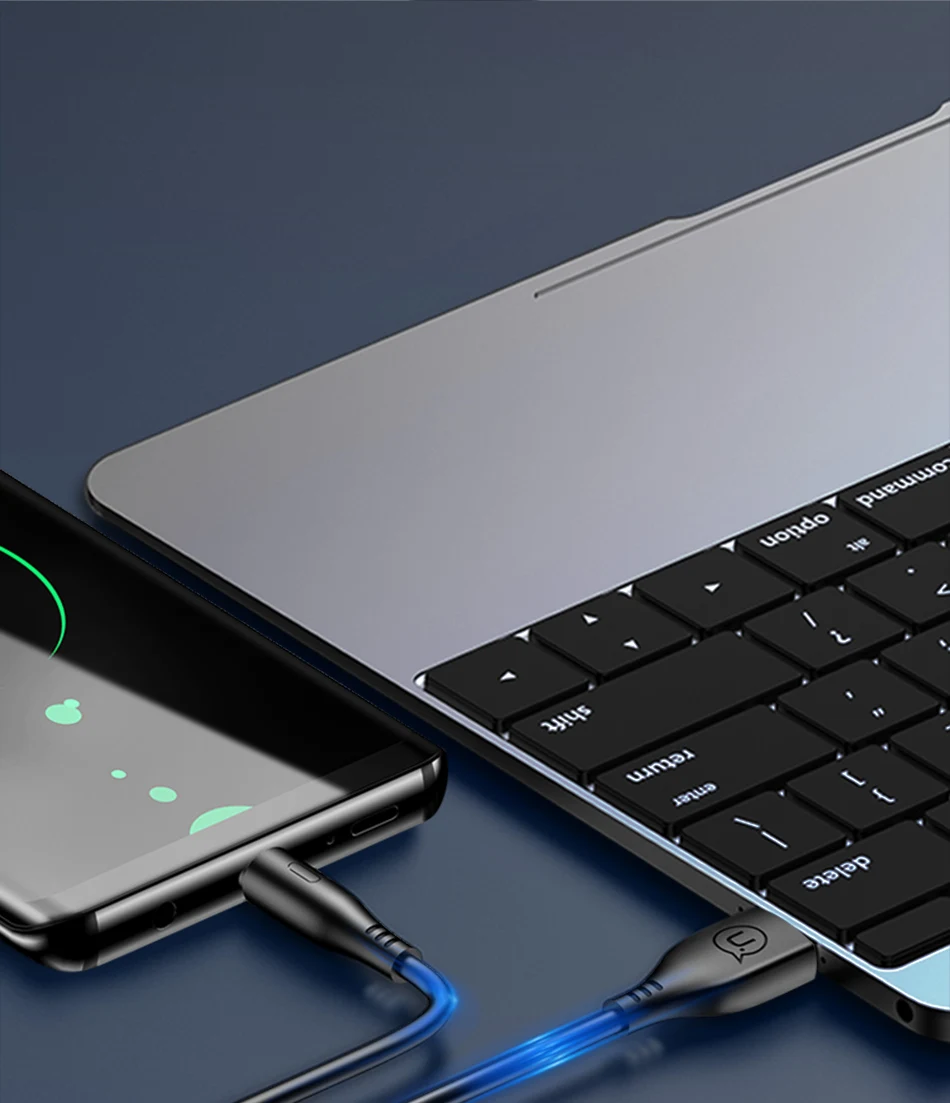 Кабель type-C для samsung, Xiaomi, huawei, USAMS, USB C, кабель 2A, быстрая зарядка, кабели для мобильных телефонов, круглый кабель USB type-C для синхронизации данных