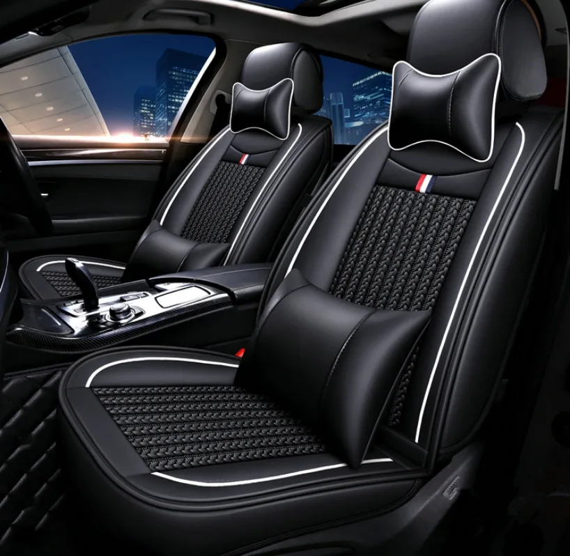 Хорошее качество! Полный комплект автомобильных чехлов для сидений Toyota Hilux Revo дышащее сиденье Чехлы для Revo