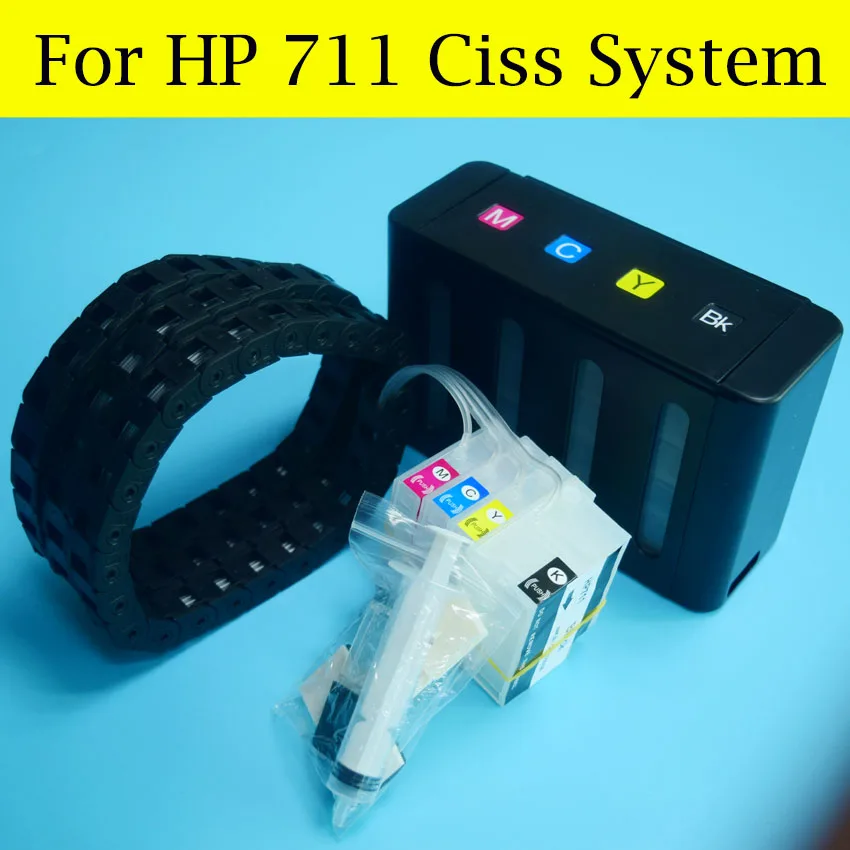 BOMA.LTD With ARC 711 T120 T520 Ciss For HP 711 Bulk Ink System With Home Chain For HP Designjet T120 T520 Plotter BOMA.LTD With ARC 711 T120 T520 Ciss For HP 711 Bulk Ink System With Home Chain For HP Designjet T120 T520 Plotter