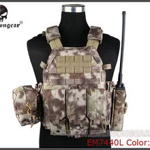 Emerson шестерни LBT6094A стиль тактический жилет с 3 ремень на ногу Airsoft военное снаряжение Highlander EM7440L