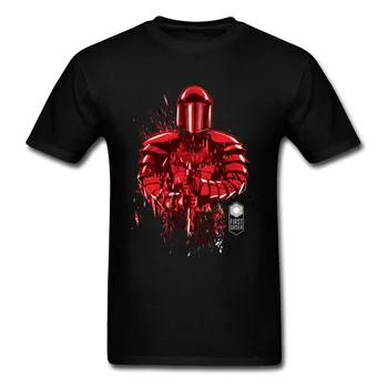 

Cool T Shirt Red Iron Elite Guard Graphic Tee-Shirts For Men Star Wars Tops T Shirt Summer Fight Hell T-Shirts Fashion Man