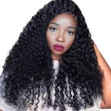 180% Density Curly Silk Base Full Lace Wigs With Baby Hair Pre Plucked Brazilian Remy Wigs With Silk Base Closure You May