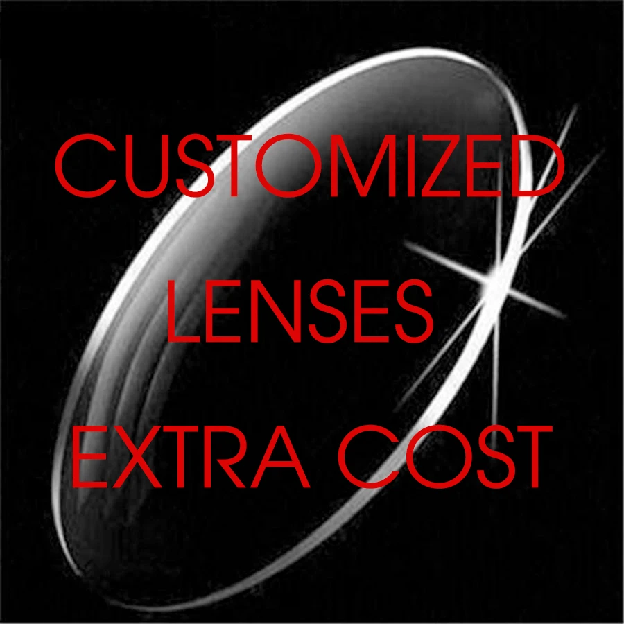 

This can't be order alone, customized Prescription Lenses Extra Cost Use Only