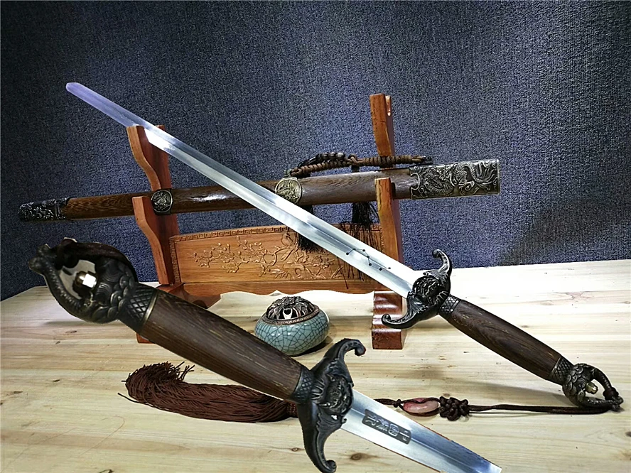 High Quallty Flexible Folded Steel Blade Hand Made Chinese WuShu Sword