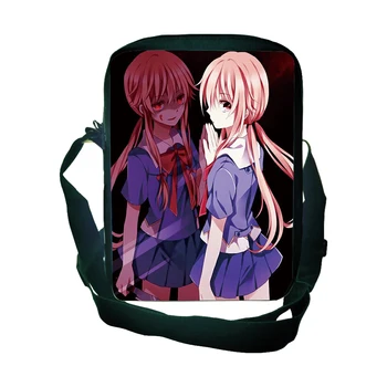 

Future Diary Mirai Nikki Gasai Yuno Shoulder Bag Students School Shoulder Bag Fashion New Beautiful School Crossbody Bag