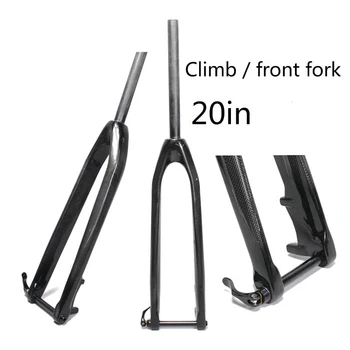 

Climb / front fork20in mountain bike mtb carbon fork Bicycles Rigid Tapered Shaft Hub 15mm Carbon Fork super 1-1/8