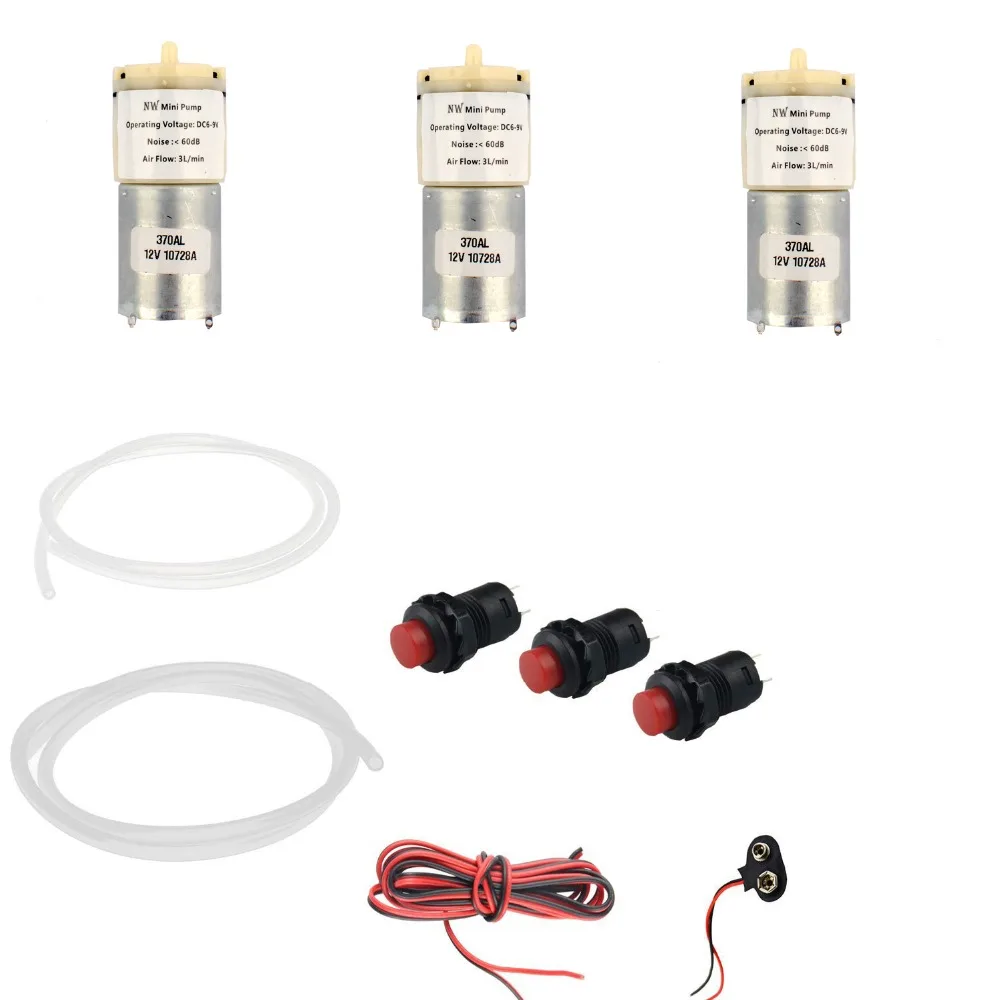 DC 6 9V Mini Air Pump Low Noise Air Pump Motor Set for DIY free