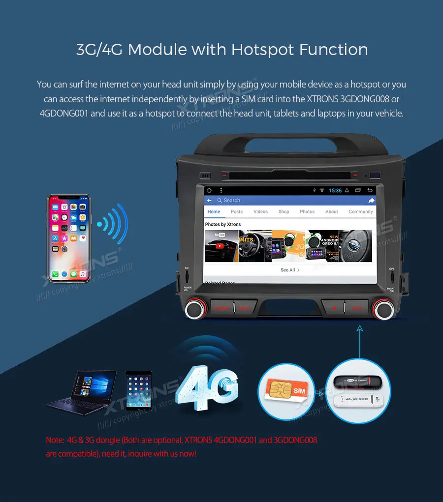 Best 8" Android 8.1 Oreo OS Car DVD Multimedia Navigation GPS Radio for Kia Sportage 2010-2016 with Dual Zone Function Support 12