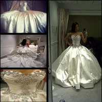 2014 New Arrival Amazing Sweetheart Crystal Ball Gowns Wedding Dresses Free Shipping Vestido De Noiva BO3110