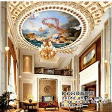 Пользовательские фото обои 3D Европейский Фея Ангел распространяется евангелической масла Картины зенитная Фреска