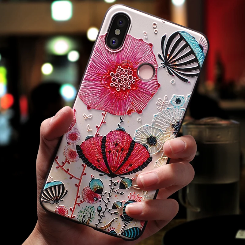 Роскошный чехол YonLinTan для Xiaomi Redmi 6 pro 6pro Redmi6 Xiomi мягкая задняя часть телефона 3D