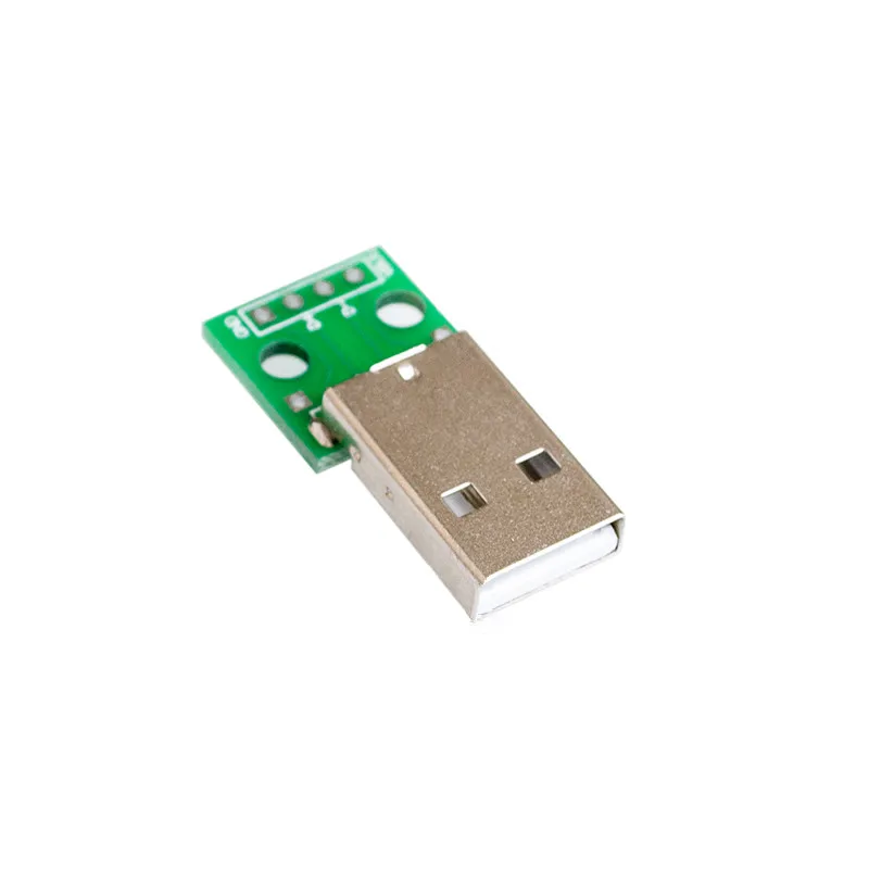 1 шт. USB головка с открытым поворотом 2 54 мм прямая вилка в 4P сварочная для