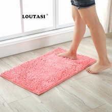 LOUTASI коврик для ванной, коврик для ванной комнаты, коврик для ванной комнаты, коврики для туалета, дверные коврики, коврик для ванной, Нескользящий Впитывающий мягкий синель