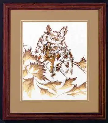 CS-1592 Cross Stitch Kit Maple Owl Autumn Dim 13679.jpg