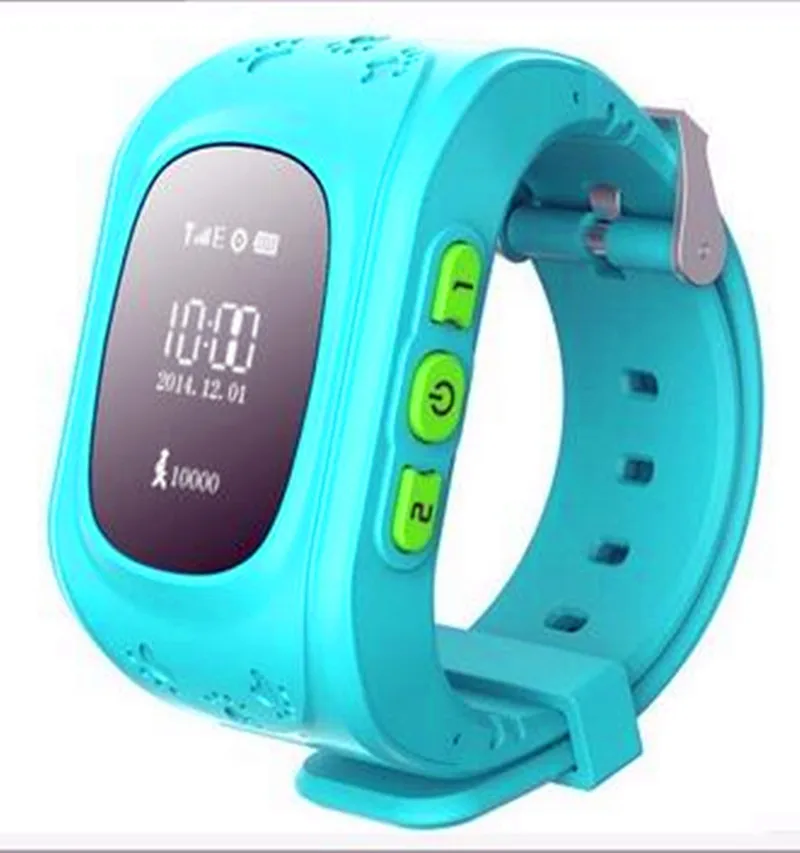 Pаспродажа Smartch Q50 Детские умные часы со встроенным микрофоном font b gps b font LBS SOS напоминание о звонках Micro SIM карта регулируемый браслет для детей