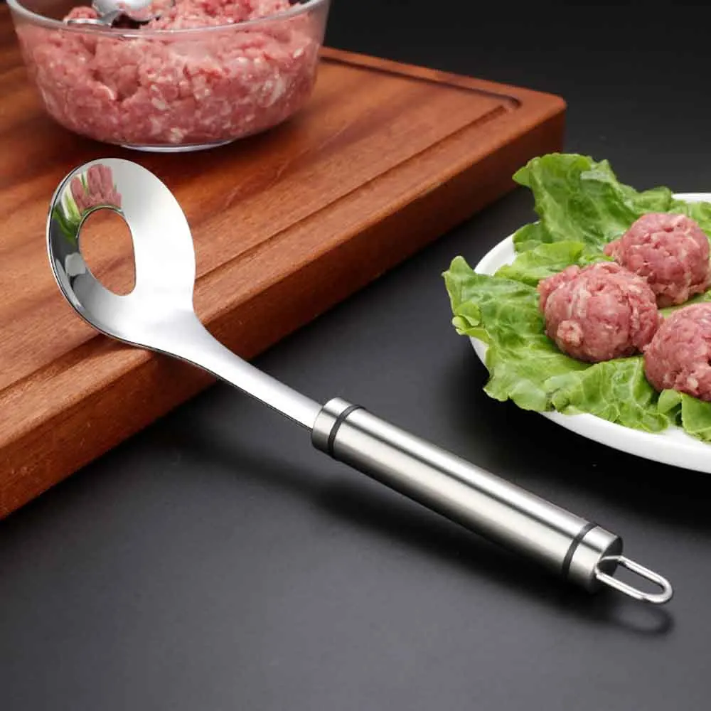 Meatball чайник формочка из нержавеющей стали набивные DIY рисовое мясо рыбы аппарат для лепки рисовых шариков Совок клип простые кухонные аксессуары