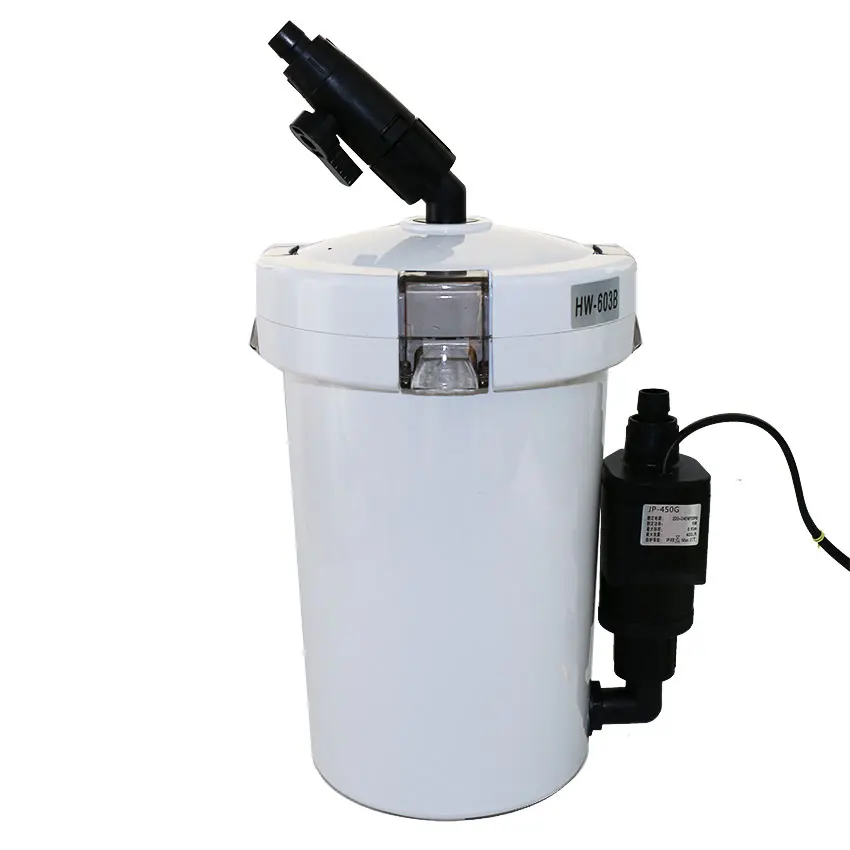 6W 400L/h SUNSUN HW 603B Fish Tank External Canister Filter for