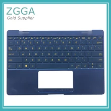 Подлинный чехол для ноутбука ASUS UX390 серии UX390UA, верхний чехол с американской клавиатурой, синий, 13N0-UWA0421, золотистый, серебристый